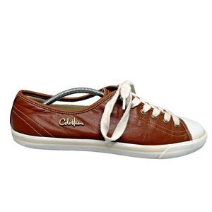 Cole Haan Tan and White Leather Sneakers
